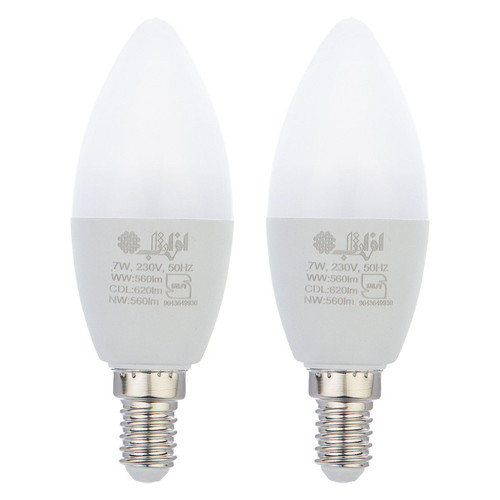 لامپ ال ای دی 7 وات شمعی افراتاب مدل AF-C37-7W پایه E14