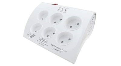 محافظ کامپیوتر شش خانه با کابل 1/50 نمودار کنترل مدل رامونا کدM123